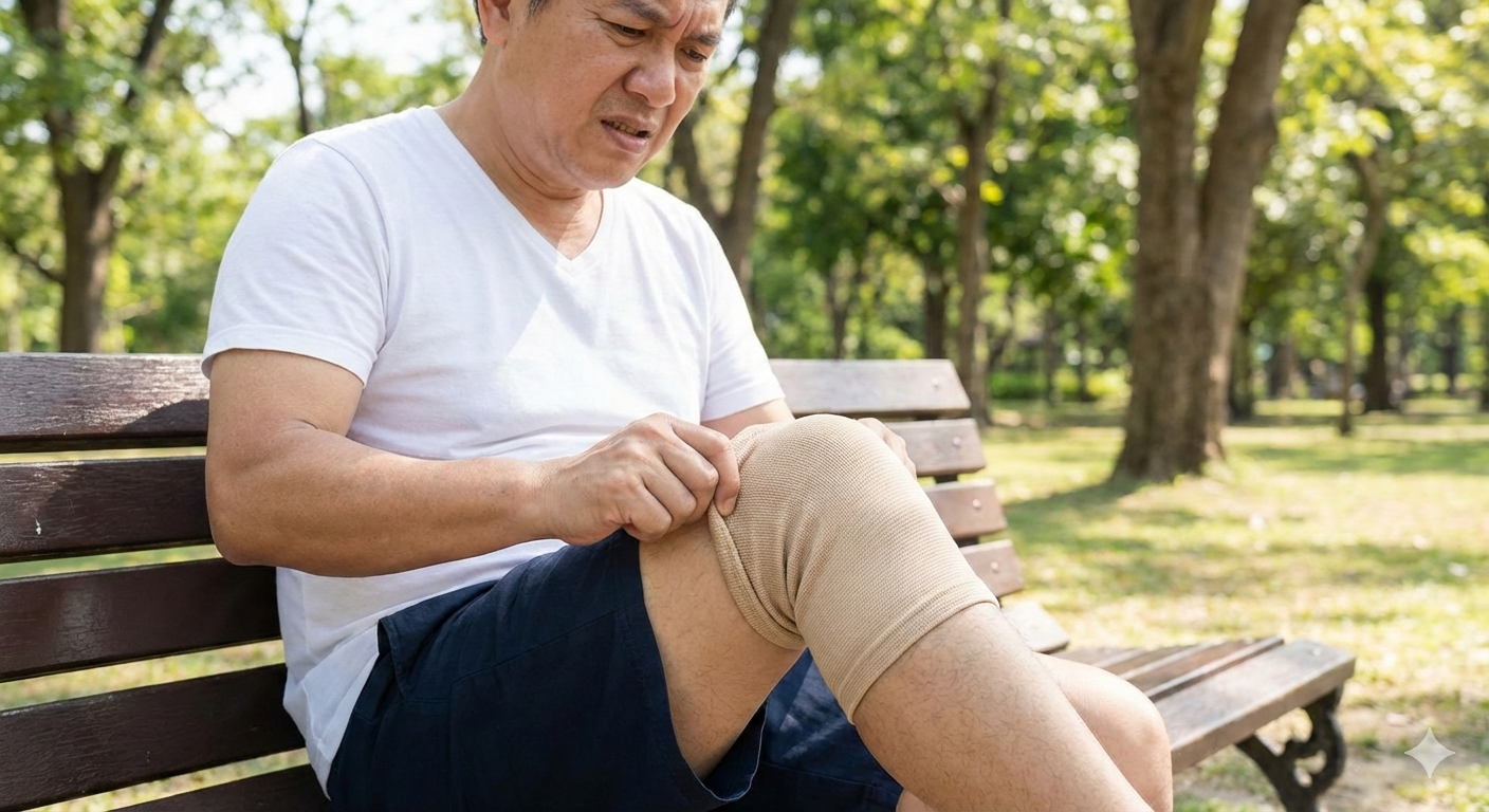 膝サポーターがずれるのはなぜ？丸まらない方法や対策を幅広く調査！