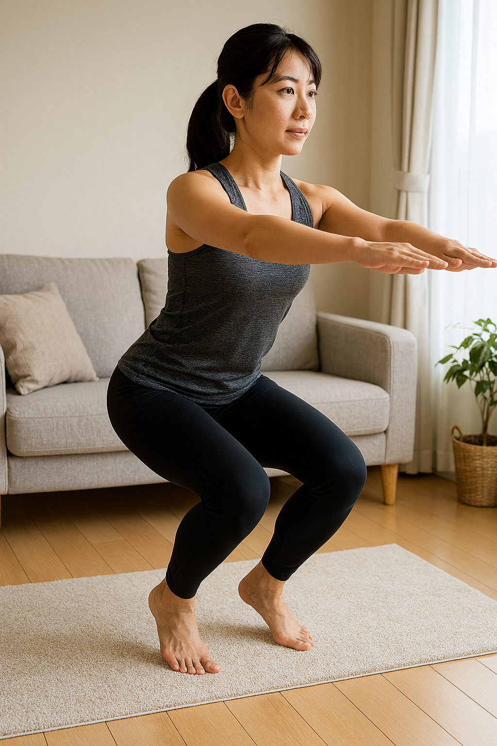 つま先立ちスクワットは効果的？そのメカニズムと可能性を幅広く調査！