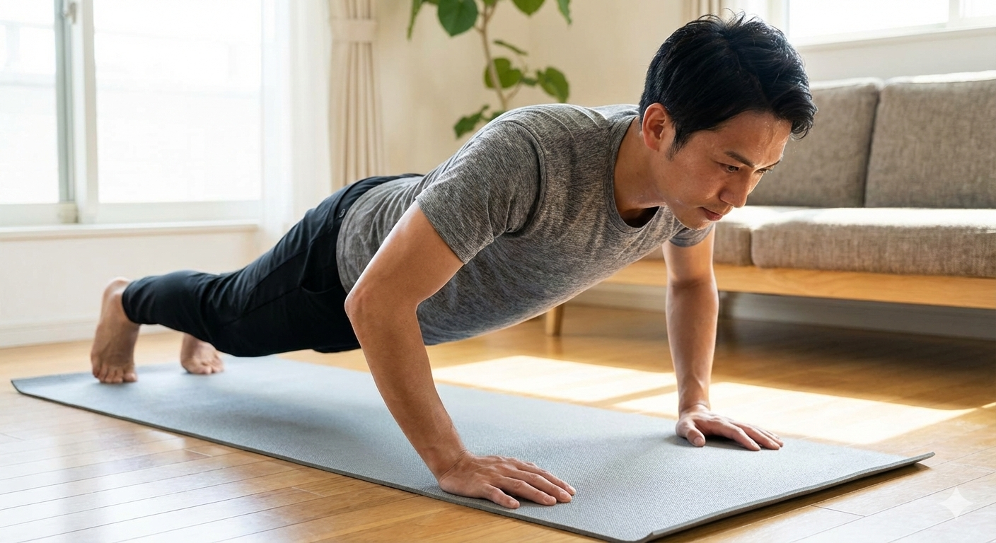 腕立て伏せの効果は無限大？腕立て伏せの効く部位を幅広く調査！