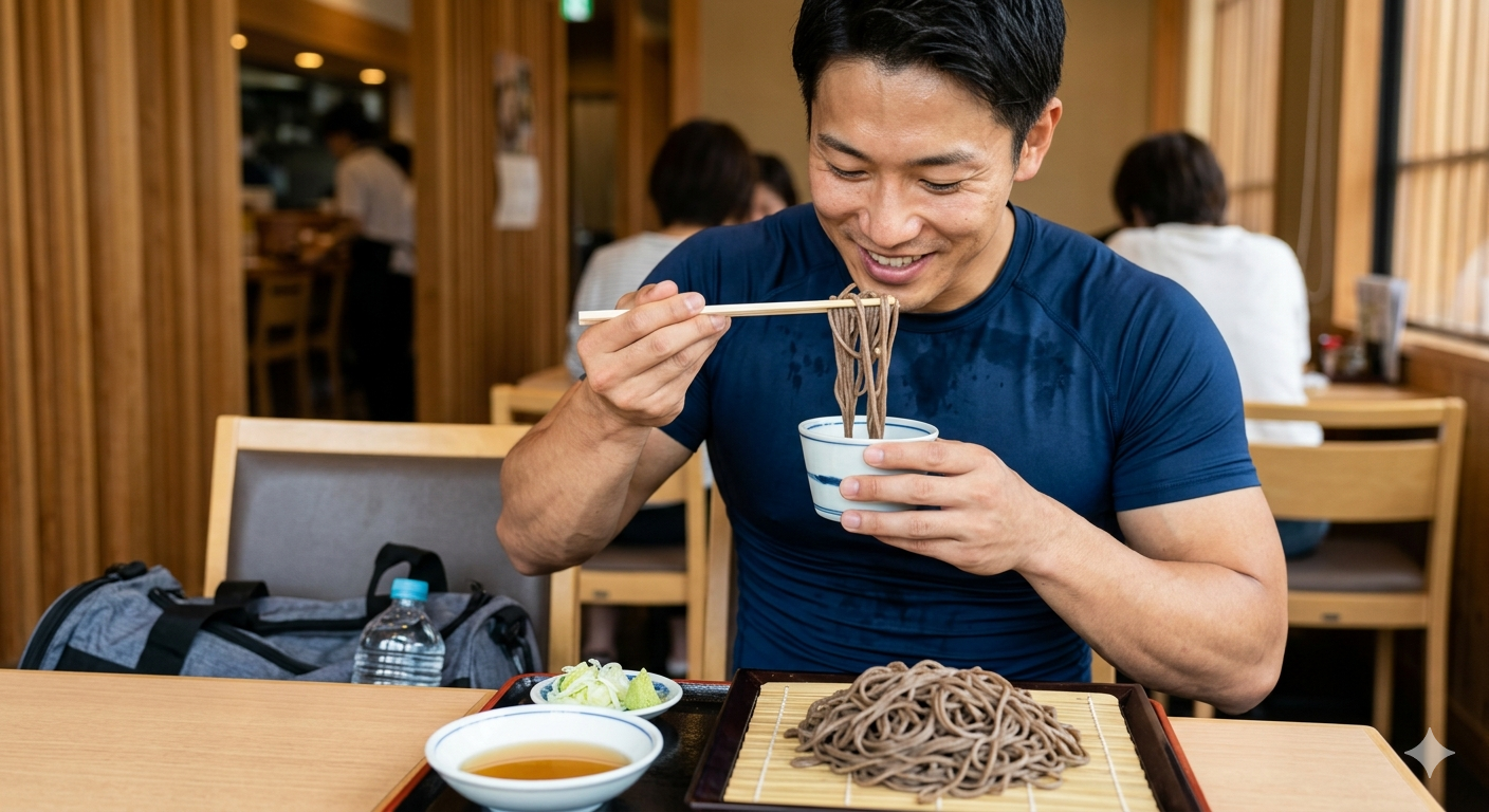 筋トレにそばは効果的？栄養素やメリットを幅広く調査！