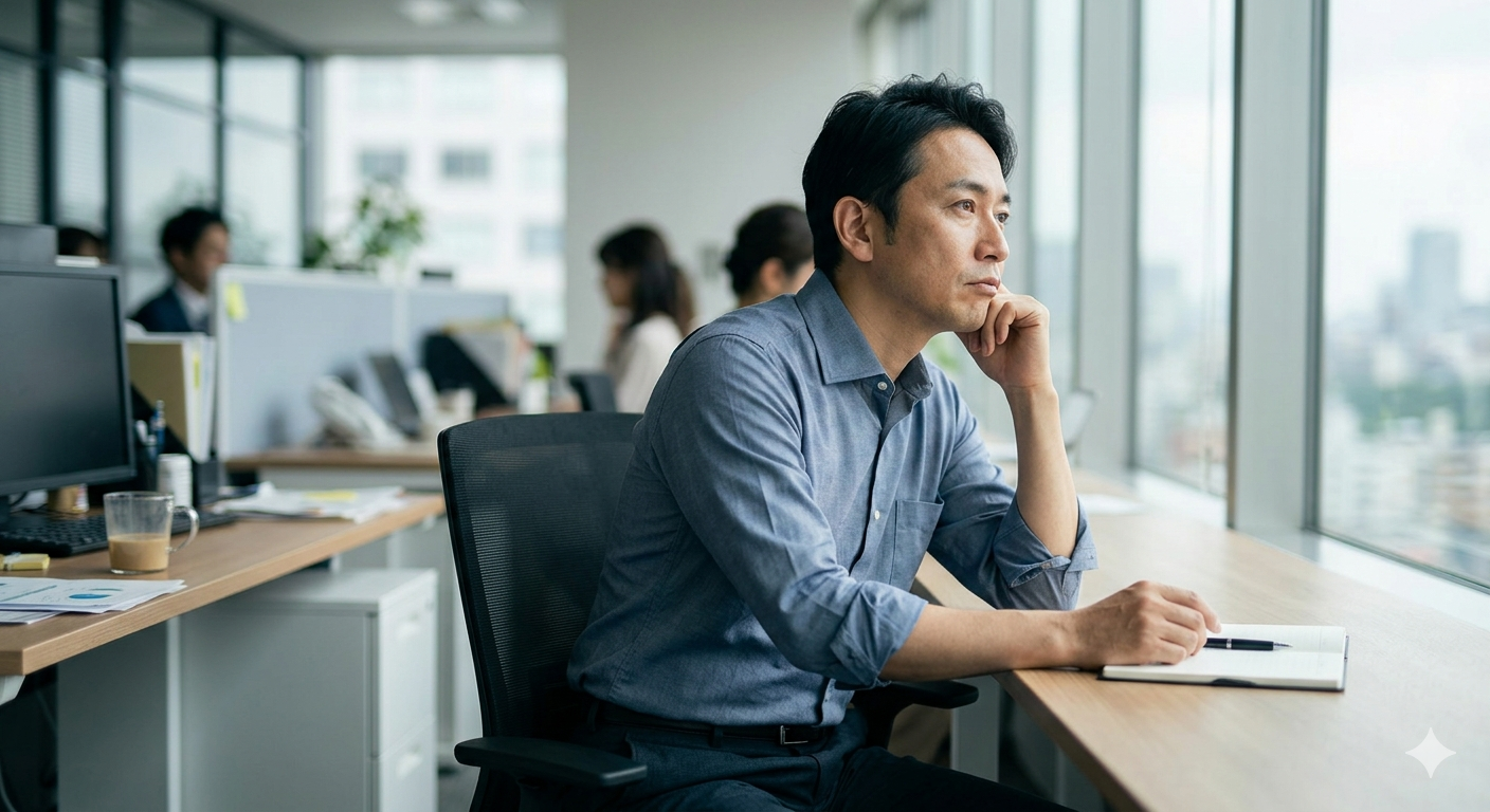 40代で仕事のやる気が出ない？その背景と対策を幅広く調査！